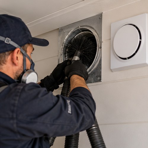 Ventilasjonsrens på Kløfta – faglig illustrasjon